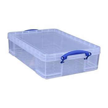 shallow plastic storage boxes